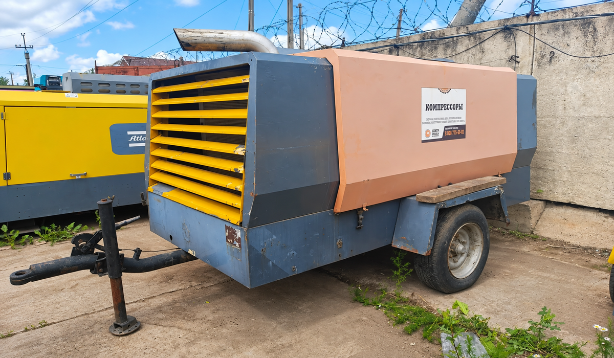 Дизельный компрессор ATLAS COPCO XATS800  22,3 м3/мин, 10,3 бар, б/у