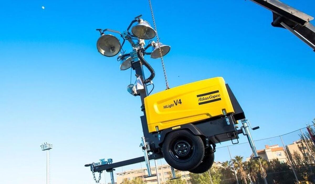 Осветительная мачта Atlas Copco HiLight V4, б/у